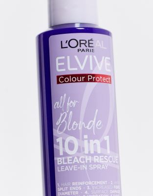 L'Oreal Elvive All for Blonde 10-in-1 Bleach Rescue Leave in Spray, for all types of blonde