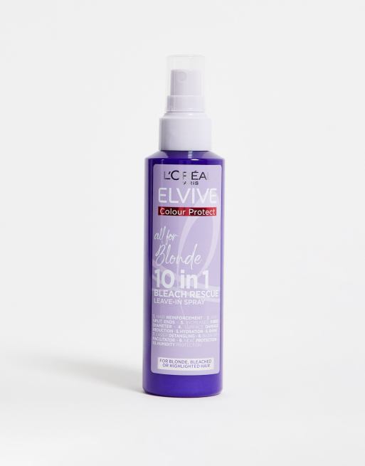 L'Oreal – Elvive – All for Blonde – 10-in-1 – Bleach Rescue Leave in Spray, för alla typer av blond