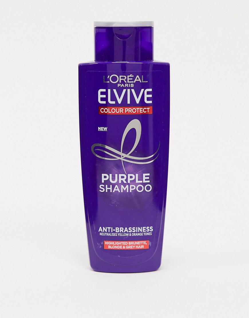 L'Oreal - Elvive Colour Protect Anti-Brassiness lilla shampoo 200 ml-Ingen farve