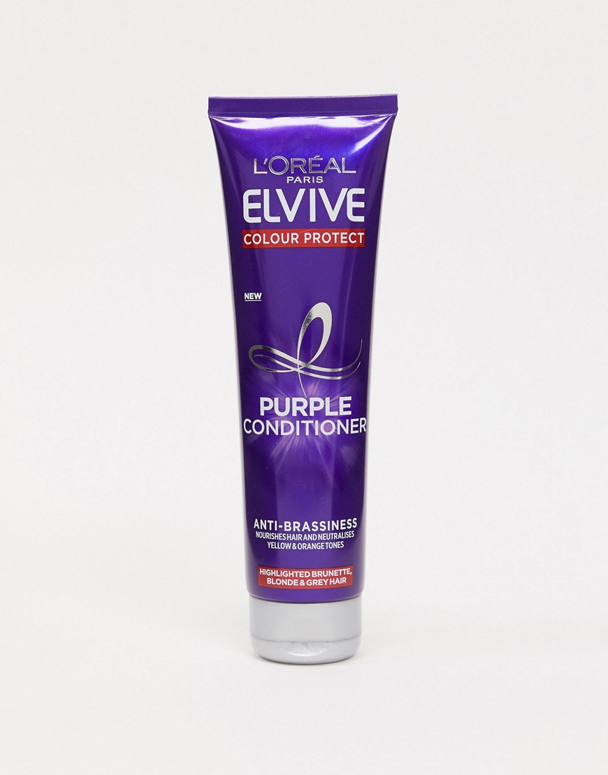 L'Oreal Elvive Colour Protect Anti-Brassiness Purple Conditioner 150ml-No Colour