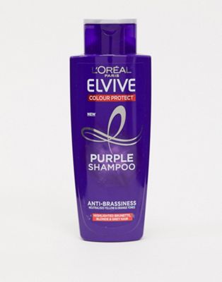 L'Oreal Elvive = Colour Protect Anti-Brassiness Purple shampoo 200 ml-Zonder kleur