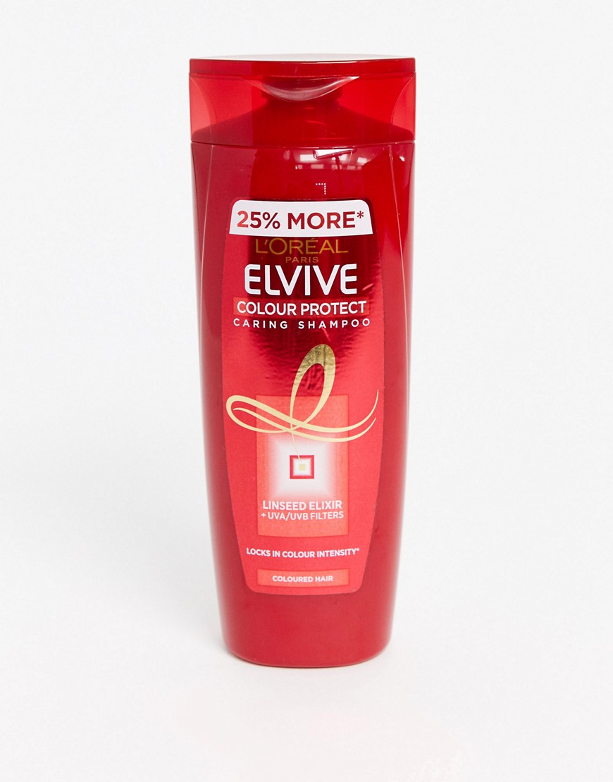 L'Oreal — Elvive — Colour Protect for Coloured Hair Shampoo 500 ml-Ingen farve