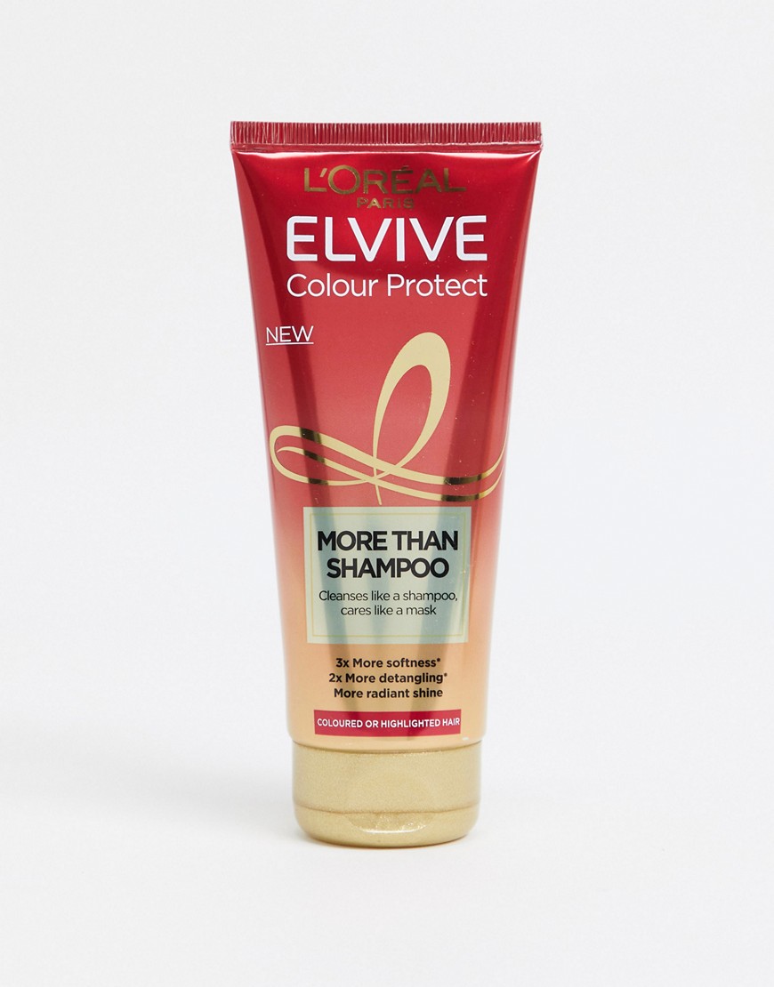 L'Oreal - Elvive Colour Protect More Than Shampoo 200 ml-Geen kleur
