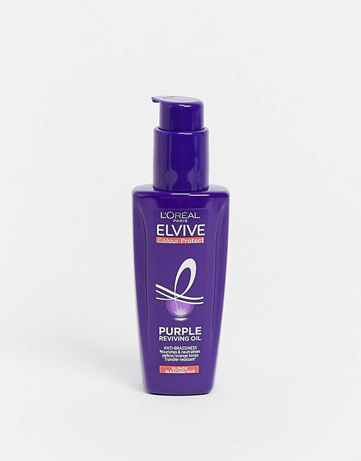 L'Oreal Elvive Colour Protect Purple Anti-Brassiness Hair Oil 100ml