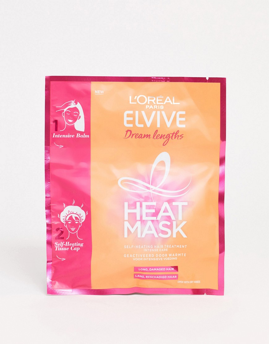 L'Oreal - Elvive - Dream Lengths Long Hair Heat Tissue haarmasker 20ml-Zonder kleur