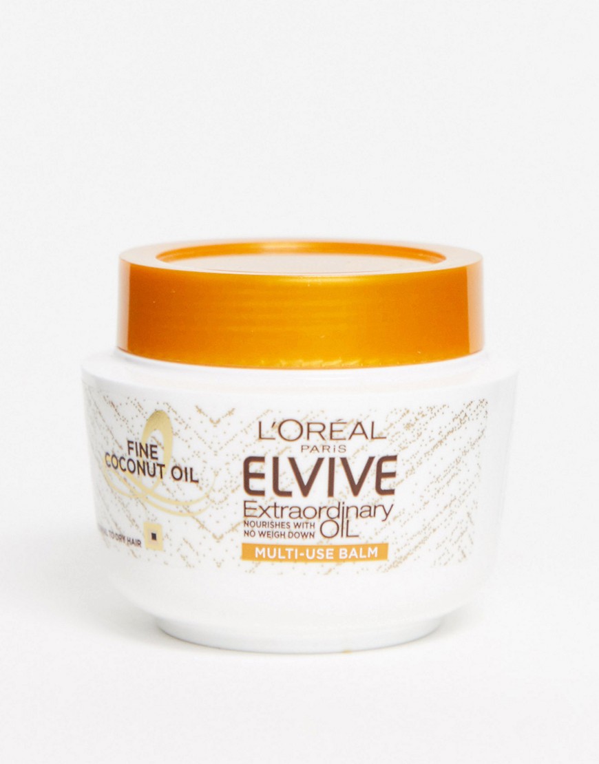 L'Oreal Elvive Extraordinary Oil Coconut Hair Mask for Dry to Normal Hair 300ml-No Colour