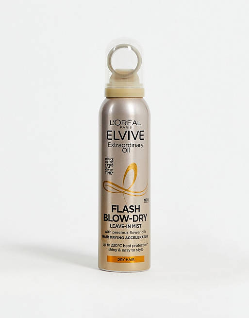 L'Oreal Elvive Extraordinary Oil Flash Blowdry Leave-in Mist | ASOS