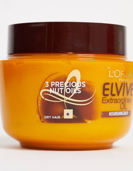 L'Oreal Elvive Extraordinary Oil Hair Mask Pot for Dry Hair 300ml, 4 of 4
