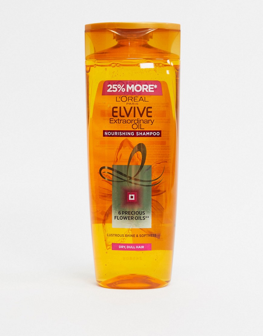 L'Oreal Elvive Extraordinary Oil Shampoo for Dry Hair 500ml-No Colour
