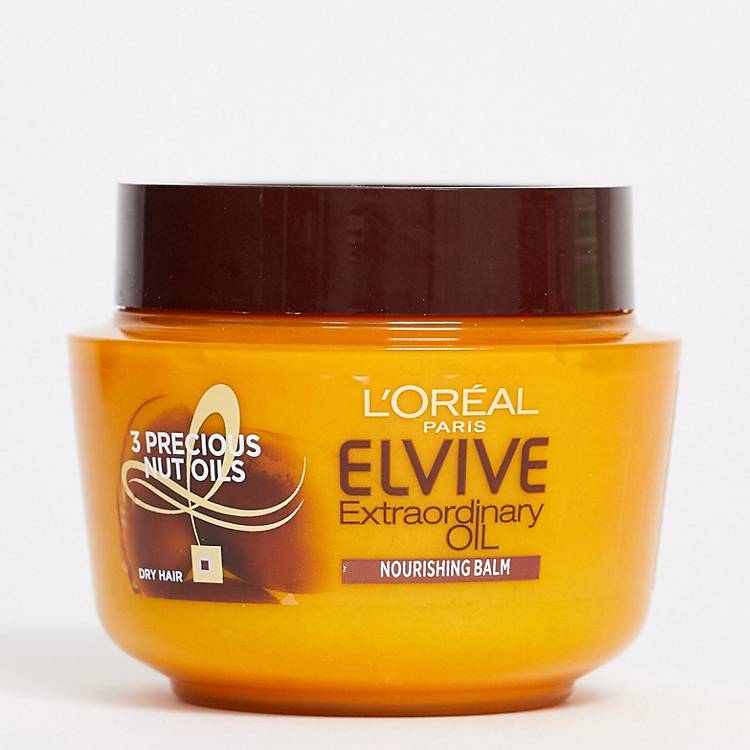 Ægte Forbedre Forlænge L'Oreal - Elvive Extraordinary olie hårmaske til tørt hår 300ml | ASOS
