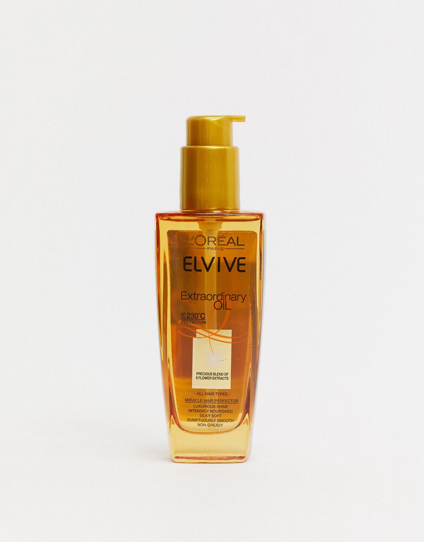 L'Oreal - Elvive Extraordinary - Olie voor droog haar 100 ml-Zonder kleur