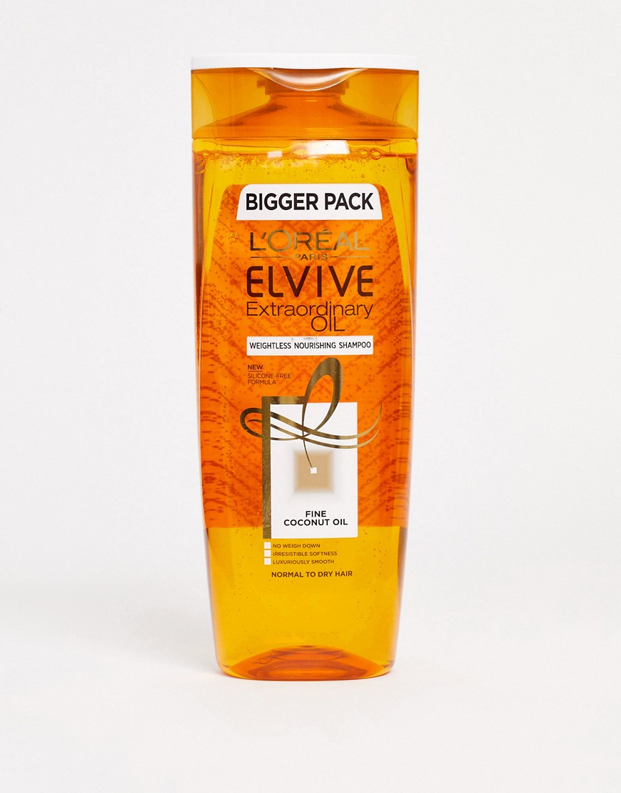 L'Oreal Elvive - Extraordinary - Shampoo con olio di cocco per capelli normali-secchi 500 ml-Nessun colore