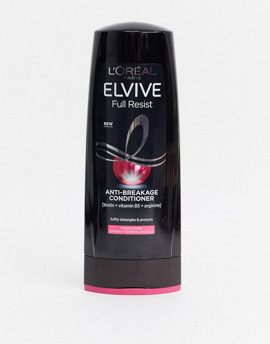 L'Oreal Elvive Full Resist Anti-Breakage Fragile Hair Conditioner with Biotin For Hair Fall 400ml-No Colour