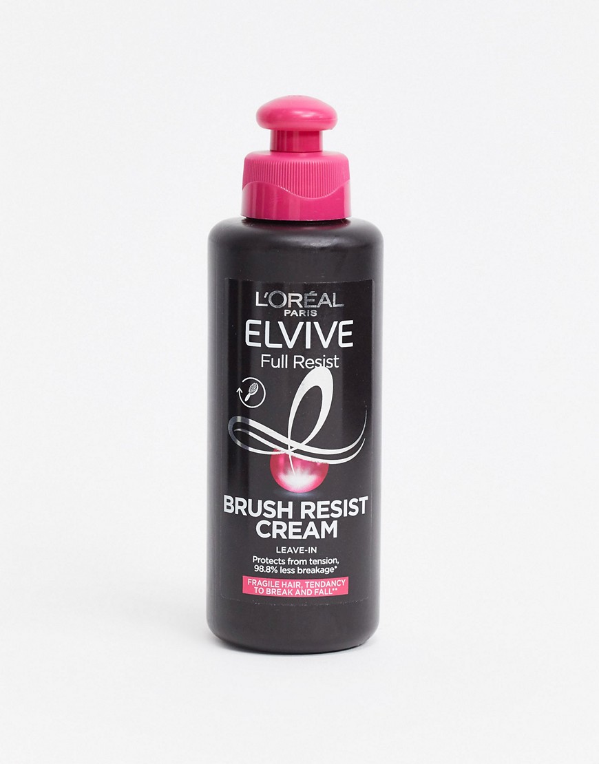L'Oreal - Elvive Full Resist Fragile Hair Brush Resist Cream beskyttelsescreme med Biotin mod hårtab ved børstning - 200ml-Ingen farve
