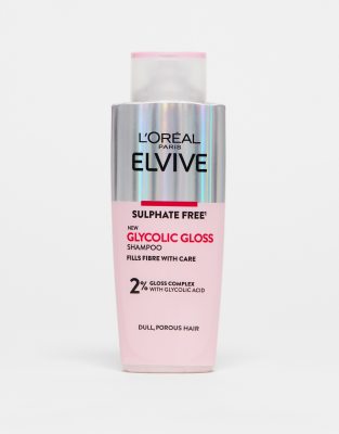 L'Oréal Elvive - Glycolic Gloss - Shampoo für stumpfes, poröses Haar, 200 ml-Keine Farbe