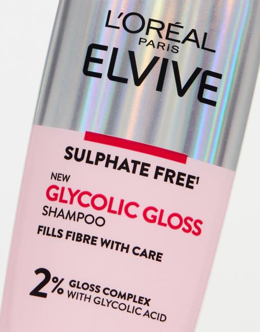 L'Oreal – Elvive Glycolic Gloss – Szampon do matowych porowatych włosów, 200 ml, 4 z 4