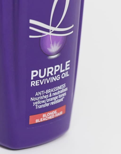 L'Oreal Elvive - Haarolie Colour Protect Purple Anti-Brassiness Hair Oil, 100 ml, 2 van 4