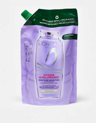 L'Oreal - Elvive Hydra Hyaluronic Moisture - Boosting Shampoo, Nachfüllpackung: 500 ml-Keine Farbe