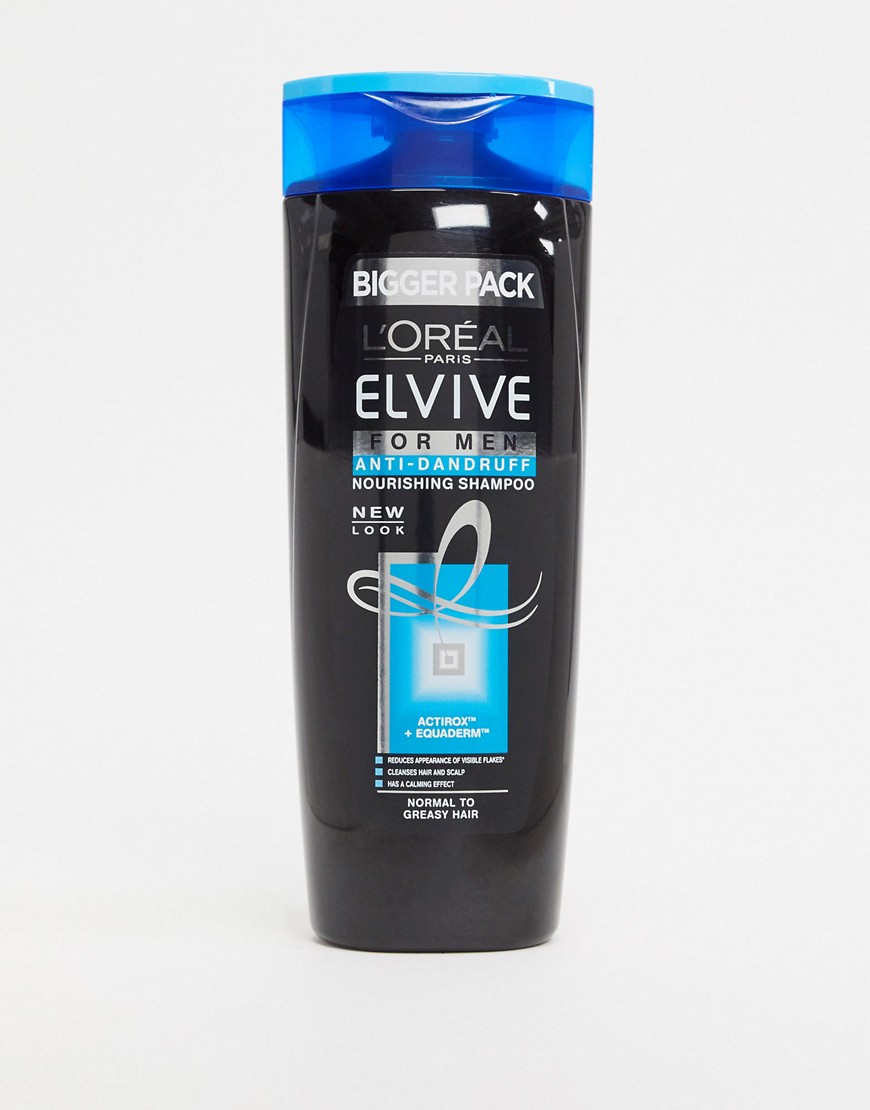 L'Oreal Elvive Men - Shampoo antiforfora per capelli normali da 500 ml-Nessun colore
