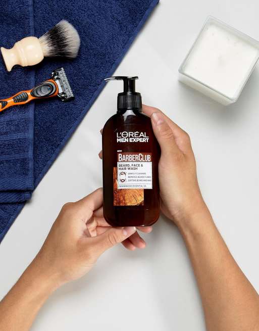 L Oreal Men Expert Barber Club Wash 200ml Asos