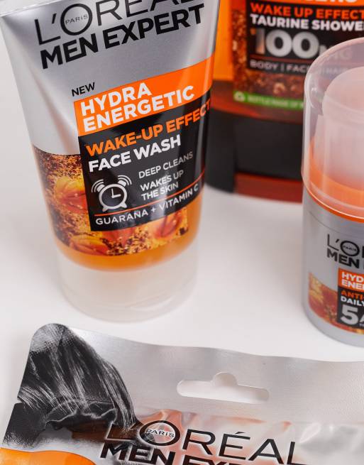 L'Oreal Men Expert – Fully Charged Washbag – Zestaw podarunkowy dla mężczyzn, 3 z 4