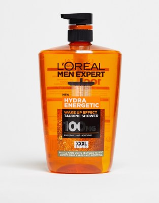 L'Oreal Men - Expert Hydra Energetic - Duschgel, groß, 1 l-Keine Farbe