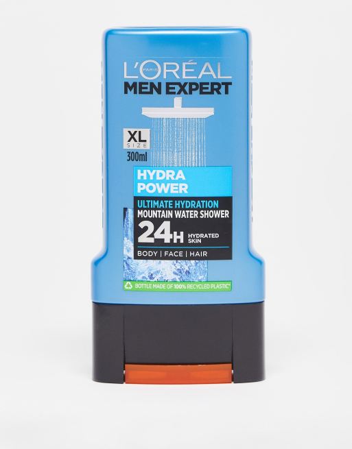 L'Oreal Men Expert – Hydra Power – 3-in-1-duschgel för kropp, ansikte och hår, 300ml