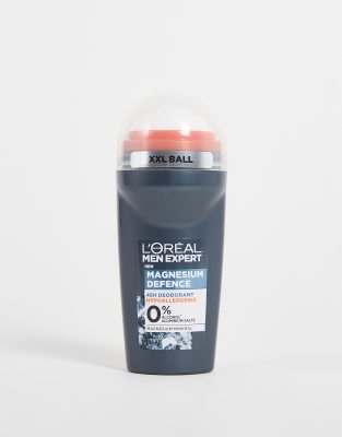 L'Oreal Men Expert L'Oreal Men Expert Magnesium Defence Hypoallergenic 48H Roll-On Deodorant 50ml-No colour
