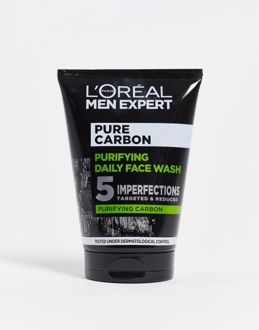 L'Oreal Men Expert Pure Carbon Purifying Daily Face Wash 100ml ASOS