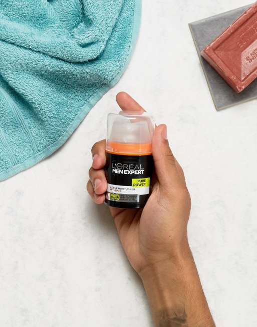L'Oreal Men Expert — Pure Power — Krem nawilżający przeciw niedoskonałościom 50ml, 2 z 4