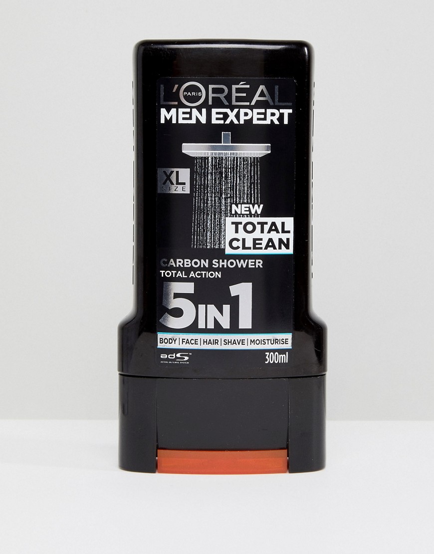 L'Oreal Men Expert - Total Clean - Gel doccia da 300 ml-Multicolore