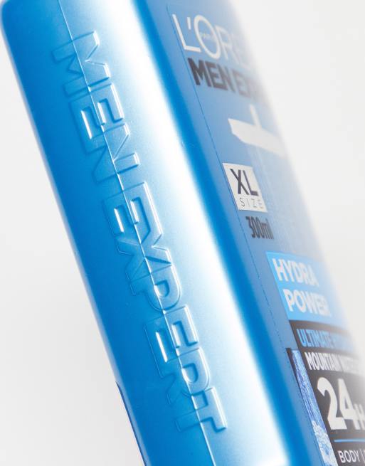 L'Oreal Men Extra - Hydra Power Hydrating - Gel doccia 3-in-1 per corpo, viso e capelli di 300ml, 4 di 4