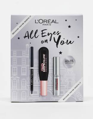 L'Oreal Paris All Eyes On You Trio Gift Set (Save 29%)