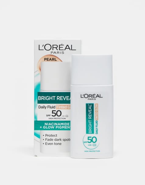 L'Oreal Paris – Bright Reveal Daily Fluid Tinted Glow SPF 50+ Pearl Glow 50ml - view 1