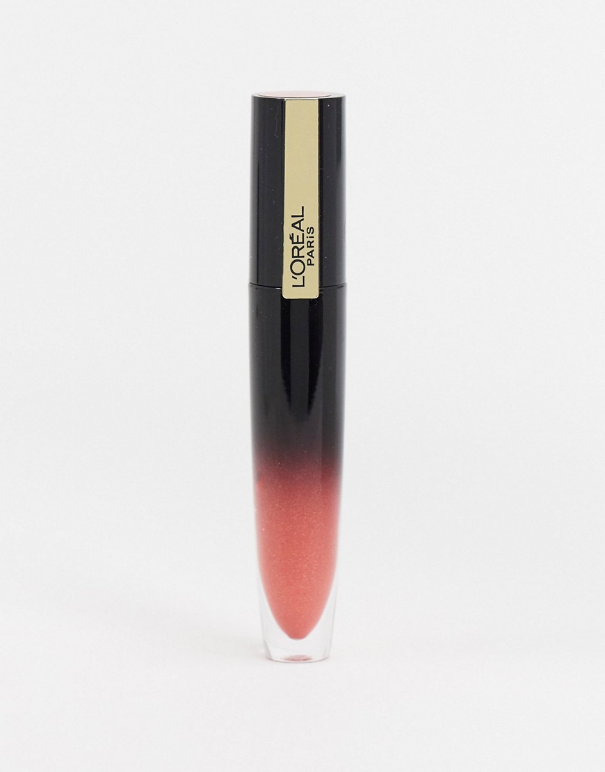 L'Oreal Paris Brilliant Signature High Shine Colour Lip Ink - Be Courageous-Pink
