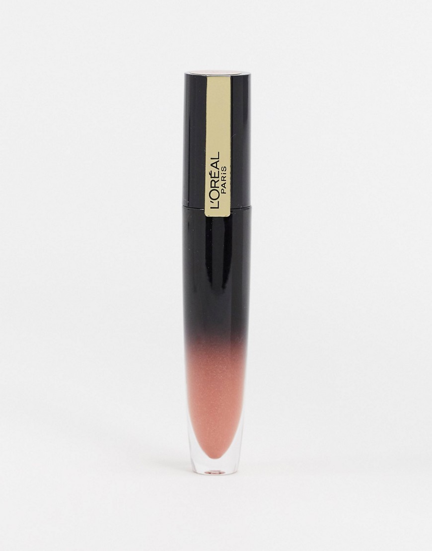 L'Oreal Paris — Brilliant Signature High Shine Colour Lip Ink — Be Independent-Pink