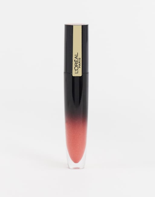 L'Oreal Paris – Brilliant Signature High Shine Colour Lip Ink – Glansigt läppstift i Be Courageous