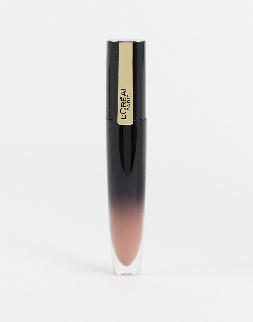 L'Oreal Paris - Brilliant Signature - Tinta labbra lucida effetto inchiostro - Be Determined-Rosa