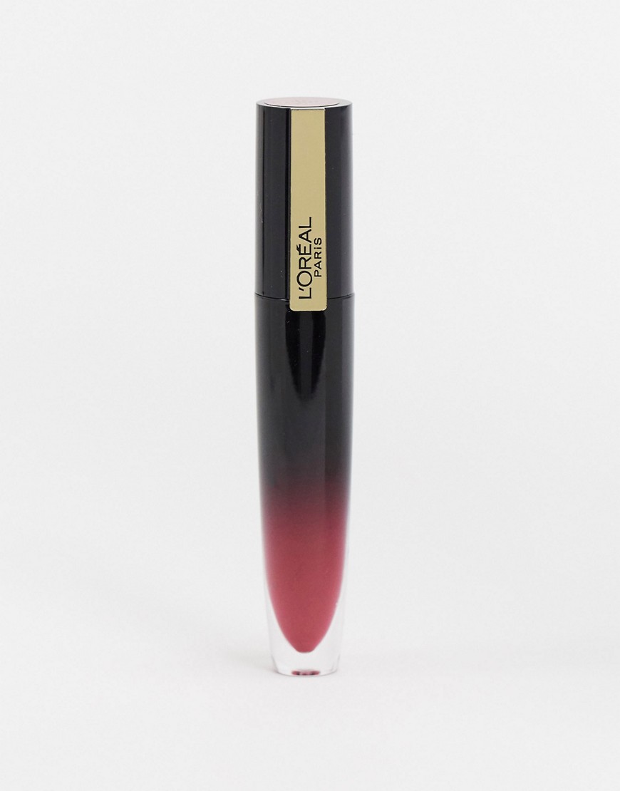 L'Oreal Paris Brilliant Signature - Tinta labbra lucida effetto inchiostro - Be Successful-Rosa