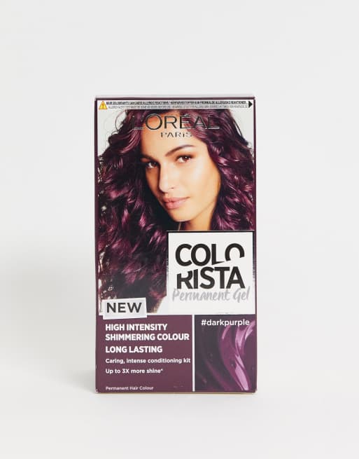 L'Oreal Paris Colorista Dark Purple Permanent Gel Hair Dye