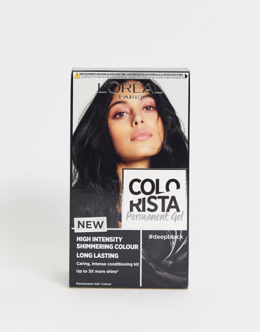 L Oreal Paris Colorista Deep Black Permanent Gel Hair Dye