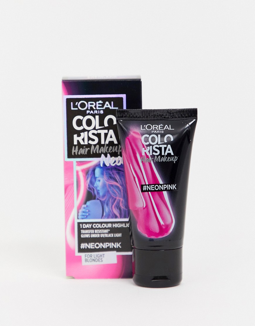 l oréal pa - L'Oreal Paris – Colorista – Hair Make Up Neon 21 Rosa
