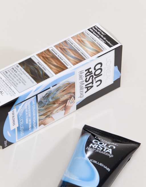 L'Oreal Paris – Colorista Hair Makeup – Metallic Blue – Temporär hårfärg för blont hår, 3 av 4