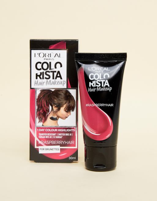 L'Oreal Paris – Colorista Hair Makeup – Tymczasowa koloryzacja dla brunetek w odcieniu Raspberry Pink