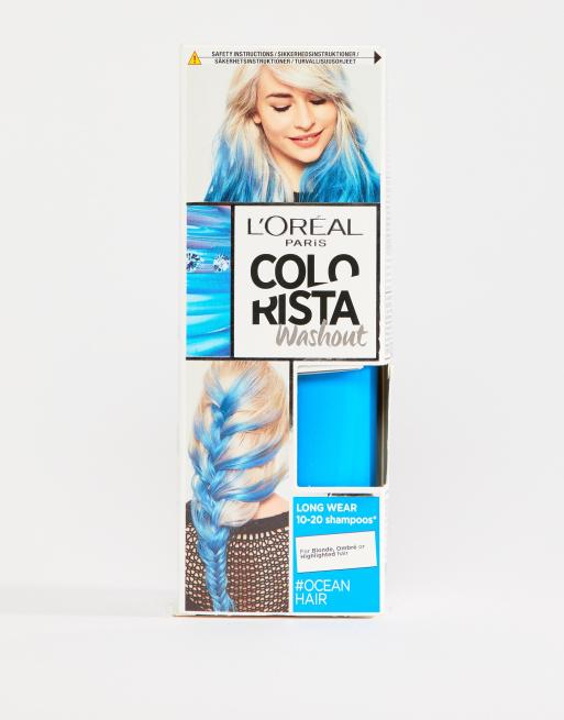 L Oreal Paris Colorista Wash Out Hair Color Ocean Blue Asos