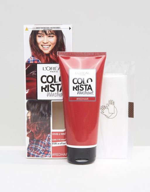 L'Oreal Paris Colorista Wash Out Hair Colour - Red