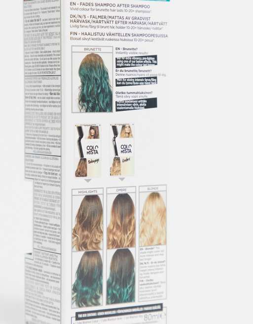 L'Oreal Paris – Colorista Wash Out – Zmywalna farba do włosów – Turquoise, 3 z 4