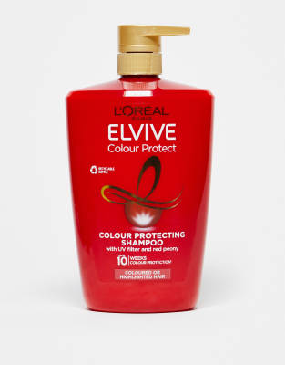 L'Oréal Paris - Elvive Dream Colour Protect - Shampoo in XL-Größe mit Pumpe 1 L-Keine Farbe