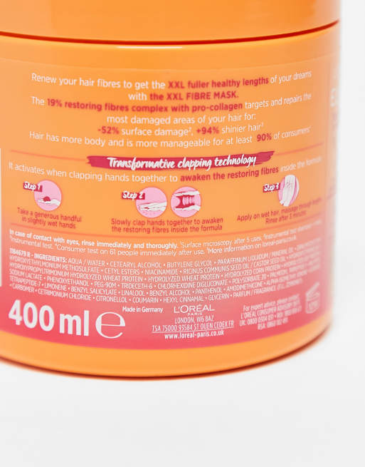 L'Oréal Paris - Elvive Dream Lengths XXL - Masque pour cheveux longs abîmés - 400 ml, 4 de 4