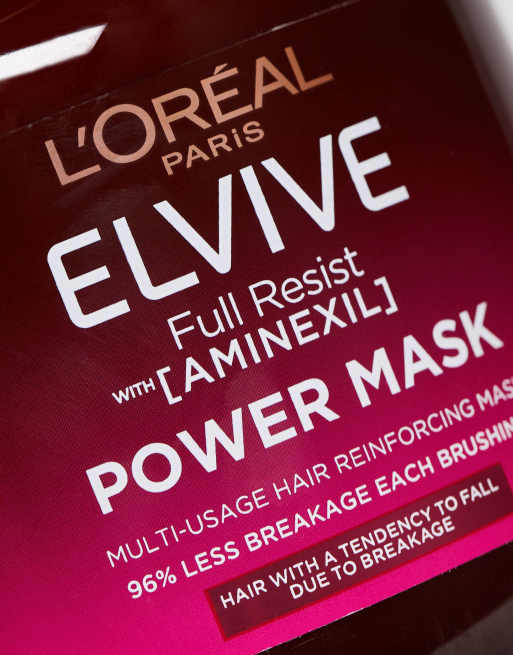 L'Oreal Paris Elvive – Full Resist Power Mask With Aminexil for Hair Fall Due to Breakage – Hårmask 680ml, 2 av 4